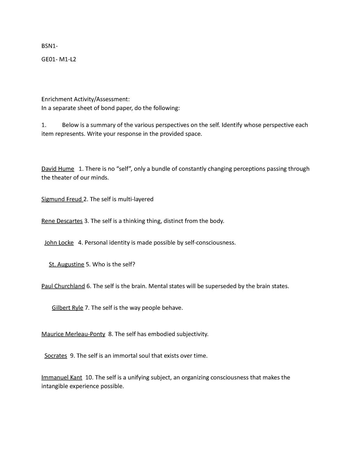 GE01-M1-L2 BSN1 - GEO1, Module 1 Sample Answers For Students - BSN1 ...