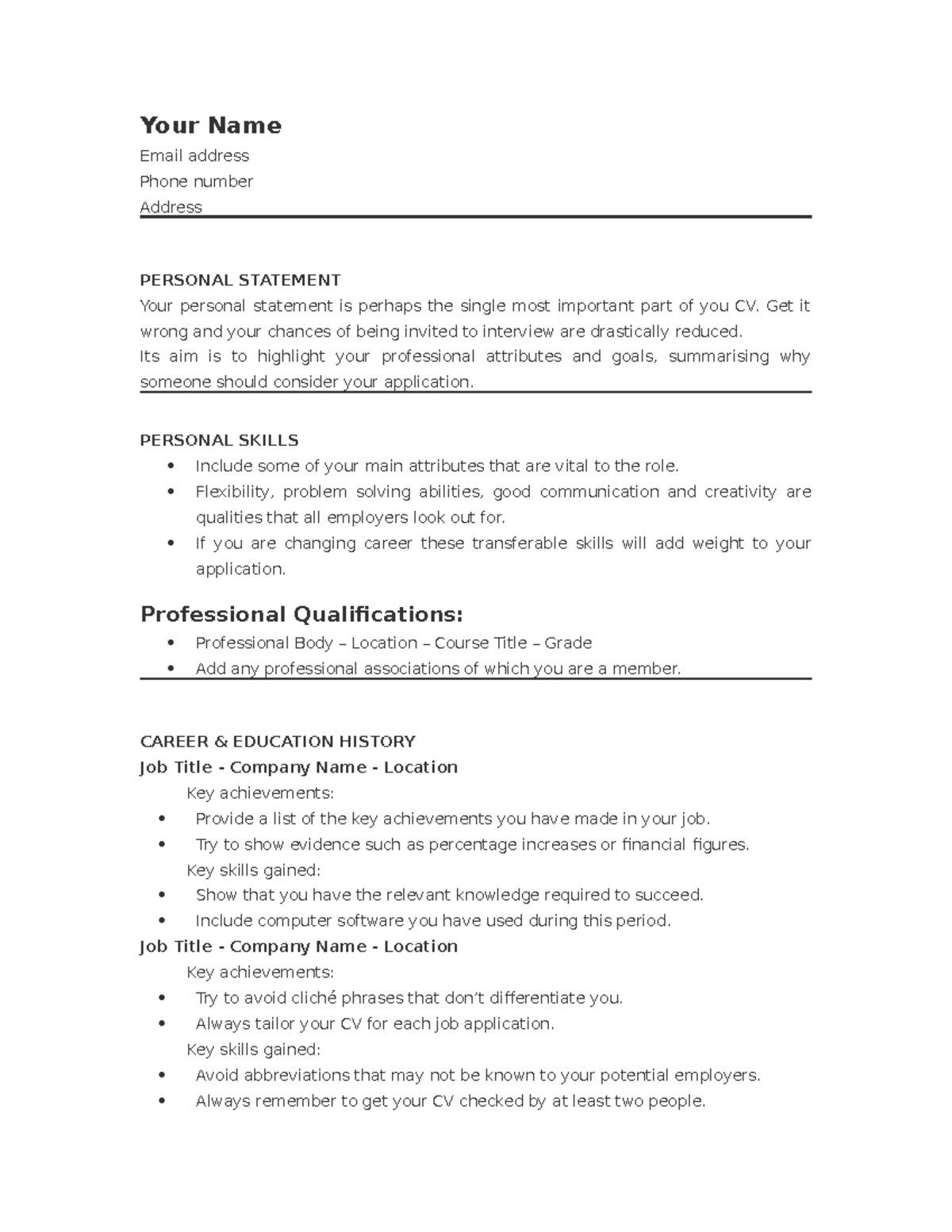 Resume template - ~$12 Tips for A1 ~$12 Tips for A1 ~$12 Tips for A1 ...