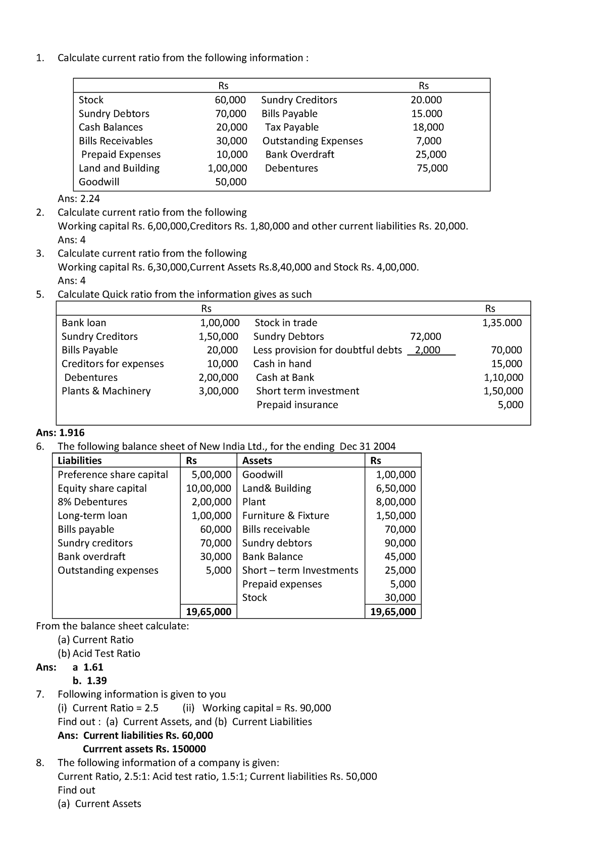 fims-questions-set-1-good-calculate-current-ratio-from-the