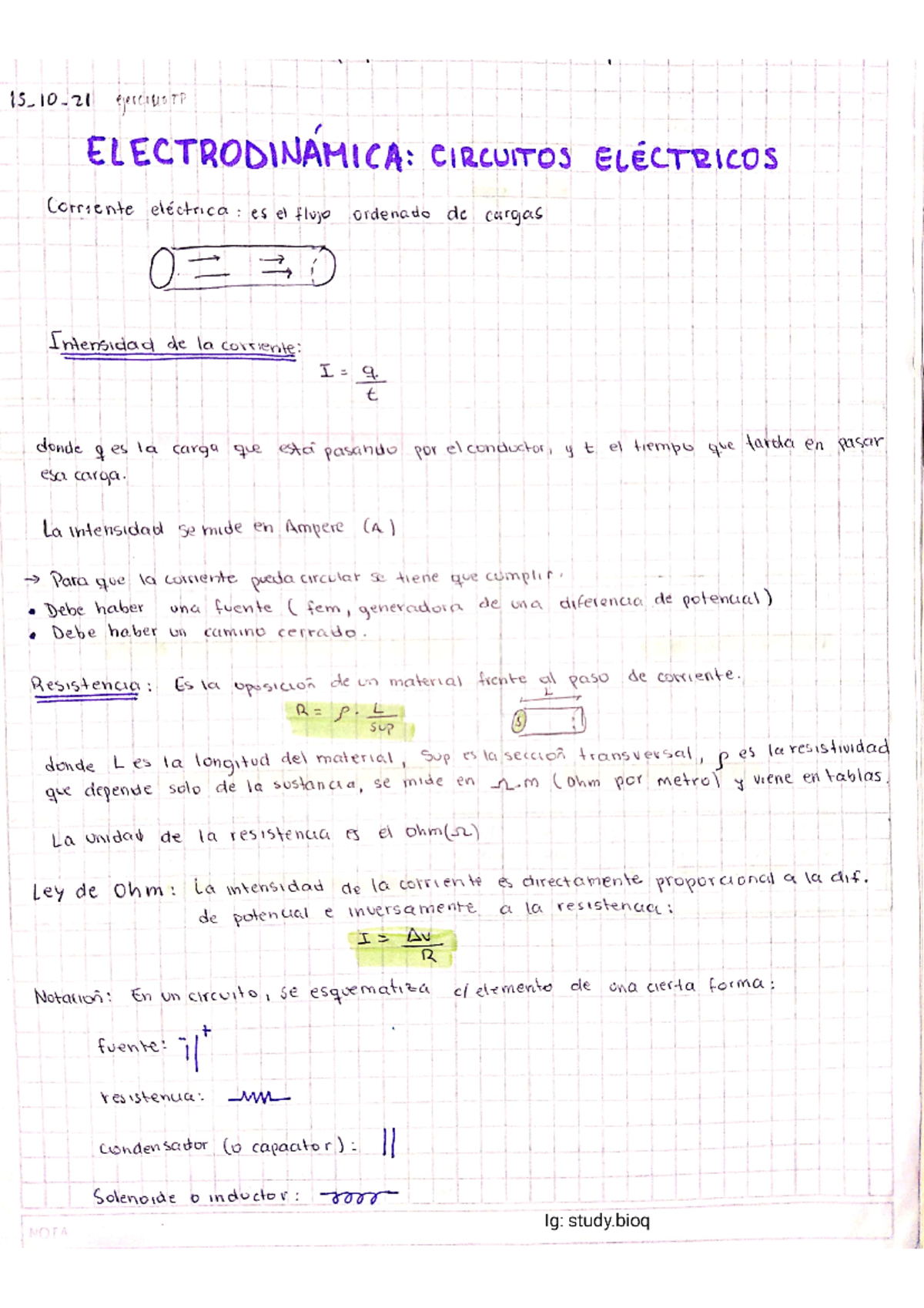 Física Ii Circuitos Eléctricos Ejerciworp Electrodinamica