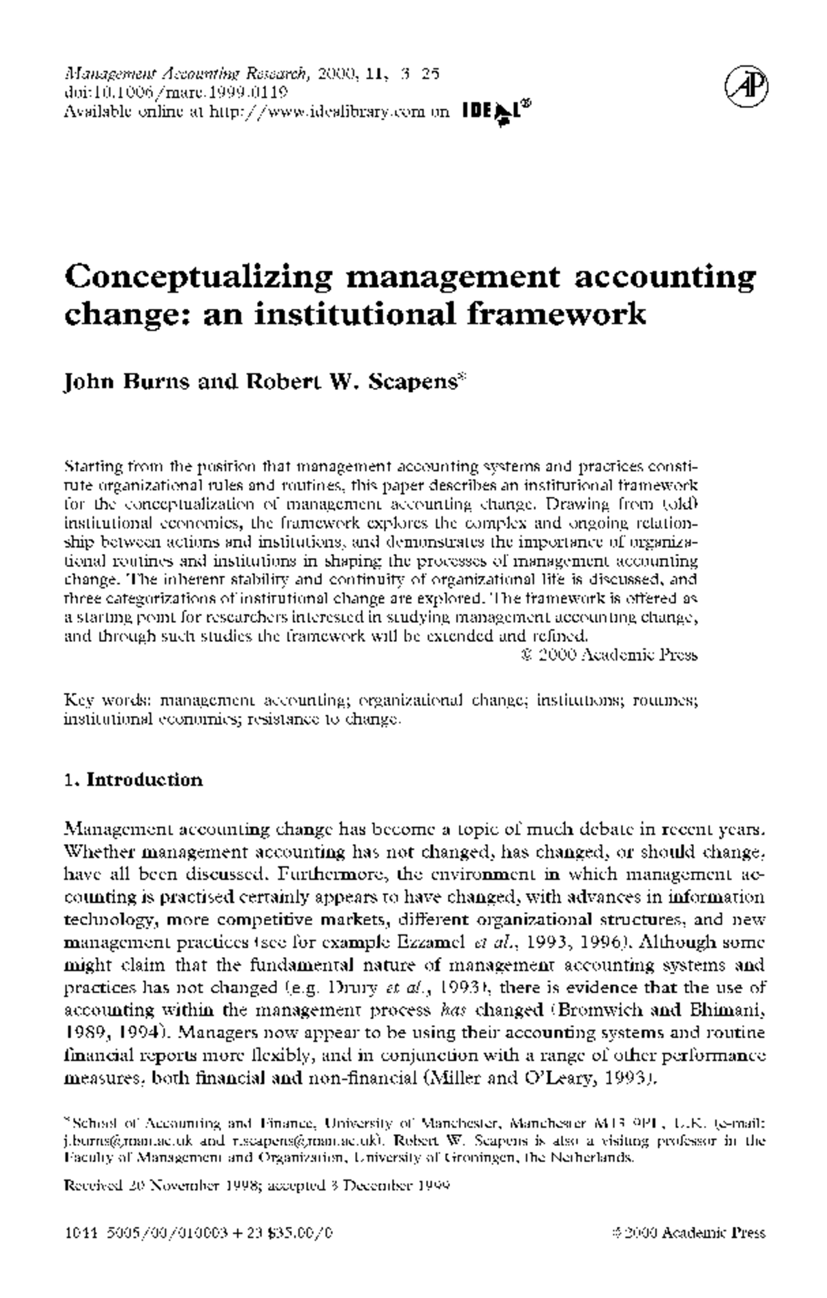 Burns and Scapens - Management Accounting Research, 2000, 11, 3- doi ...