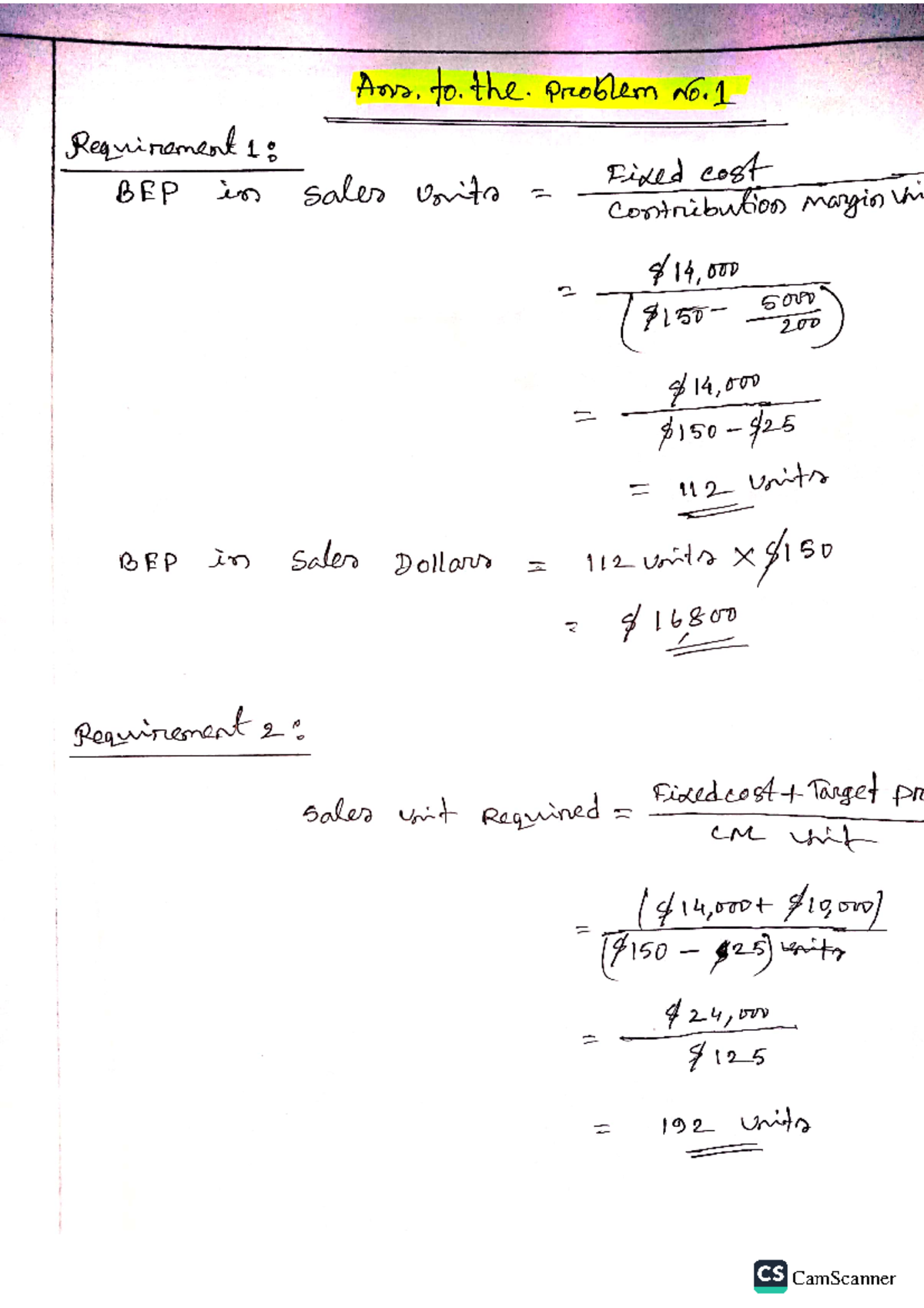 Mang Acc. Part 1 - Managerial Accounting - Studocu