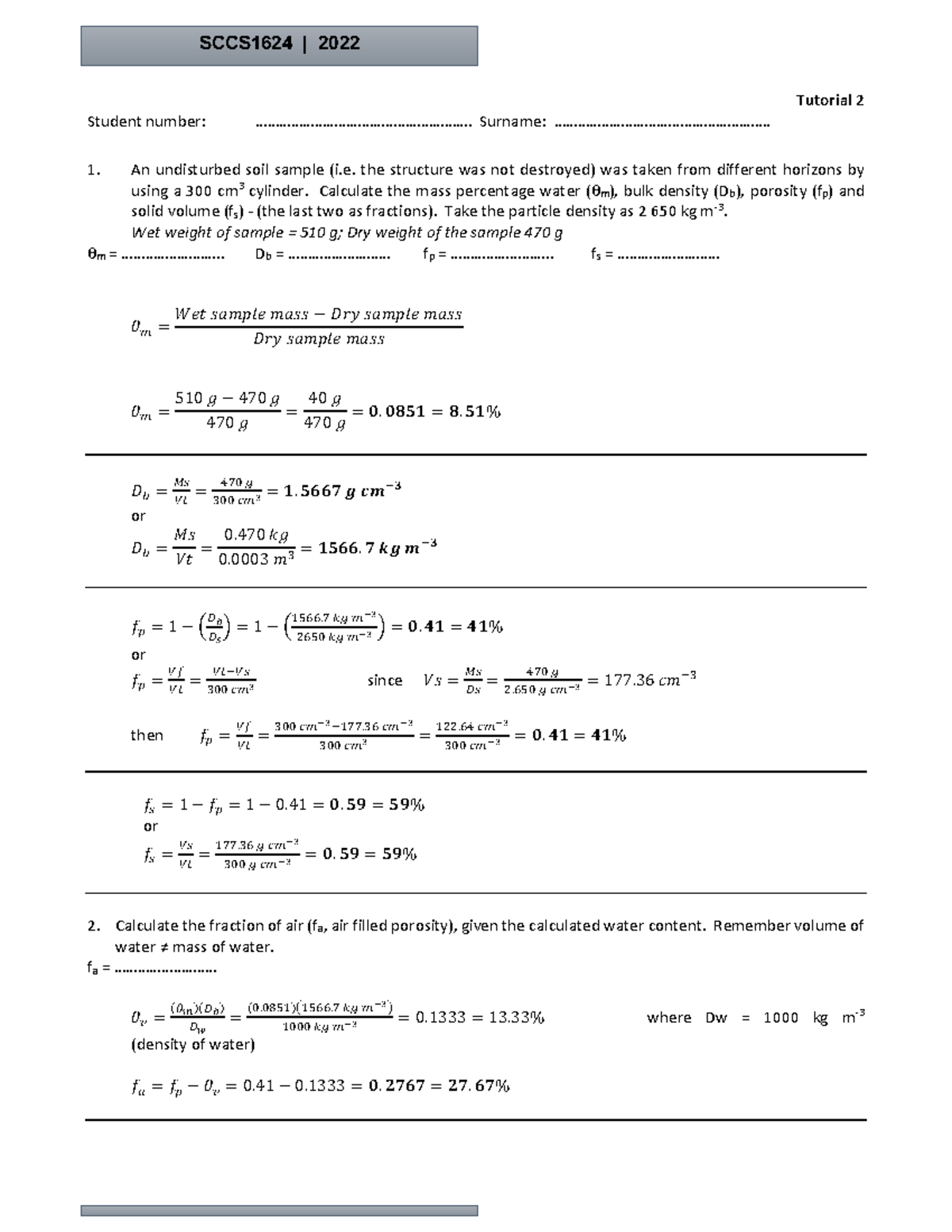 Tutorial 2 2022 memo 230810 094651 - SCCS1624 | 202 2 Tutorial 2 ...