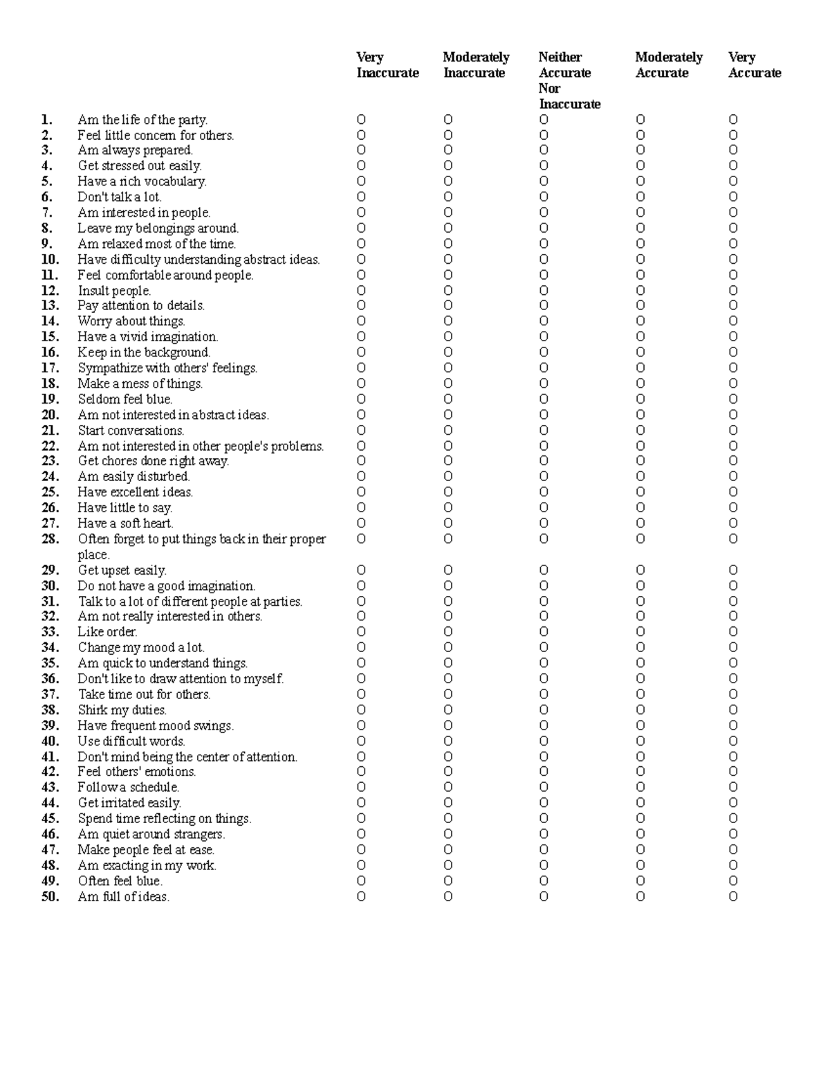 a-ctivity-2-ocean-personality-test-very-inaccurate-moderately