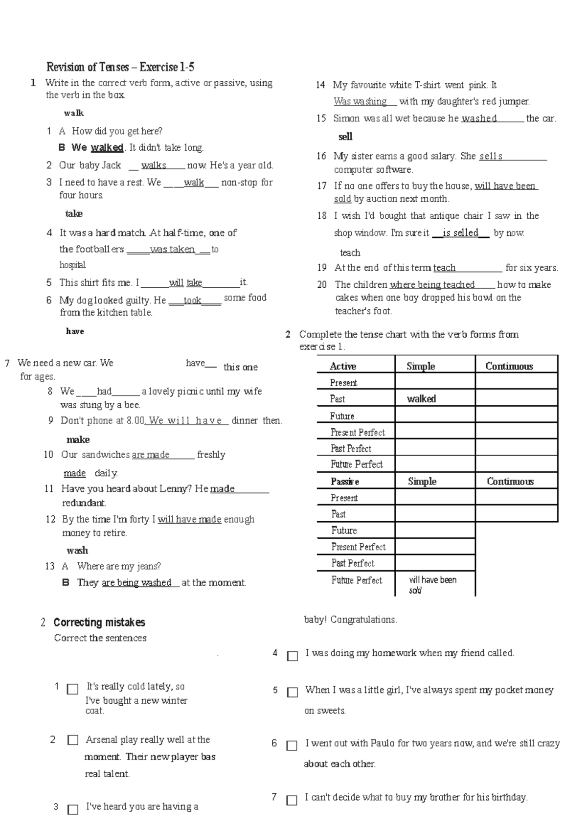 exercises-revision-of-tenses-revision-of-tenses-exercise-1-1-write