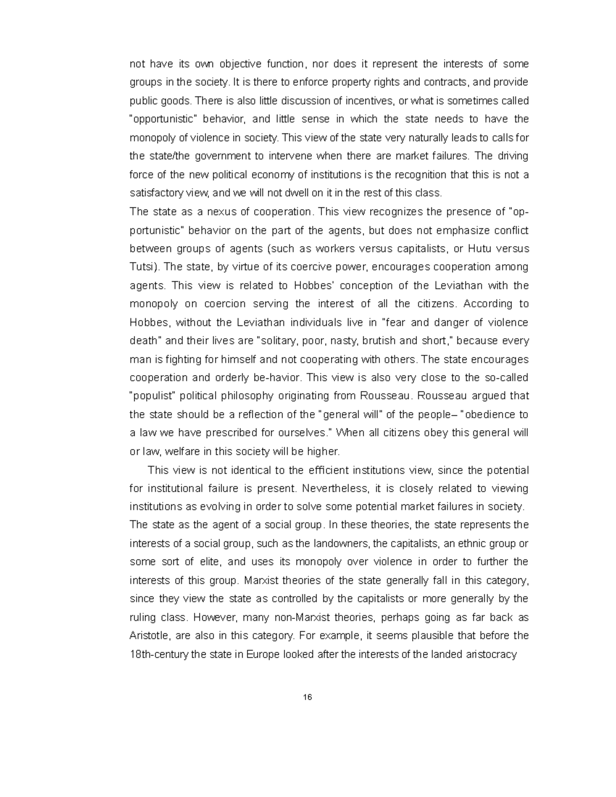 Note 4 - class notes - not have its own objective function, nor does it ...