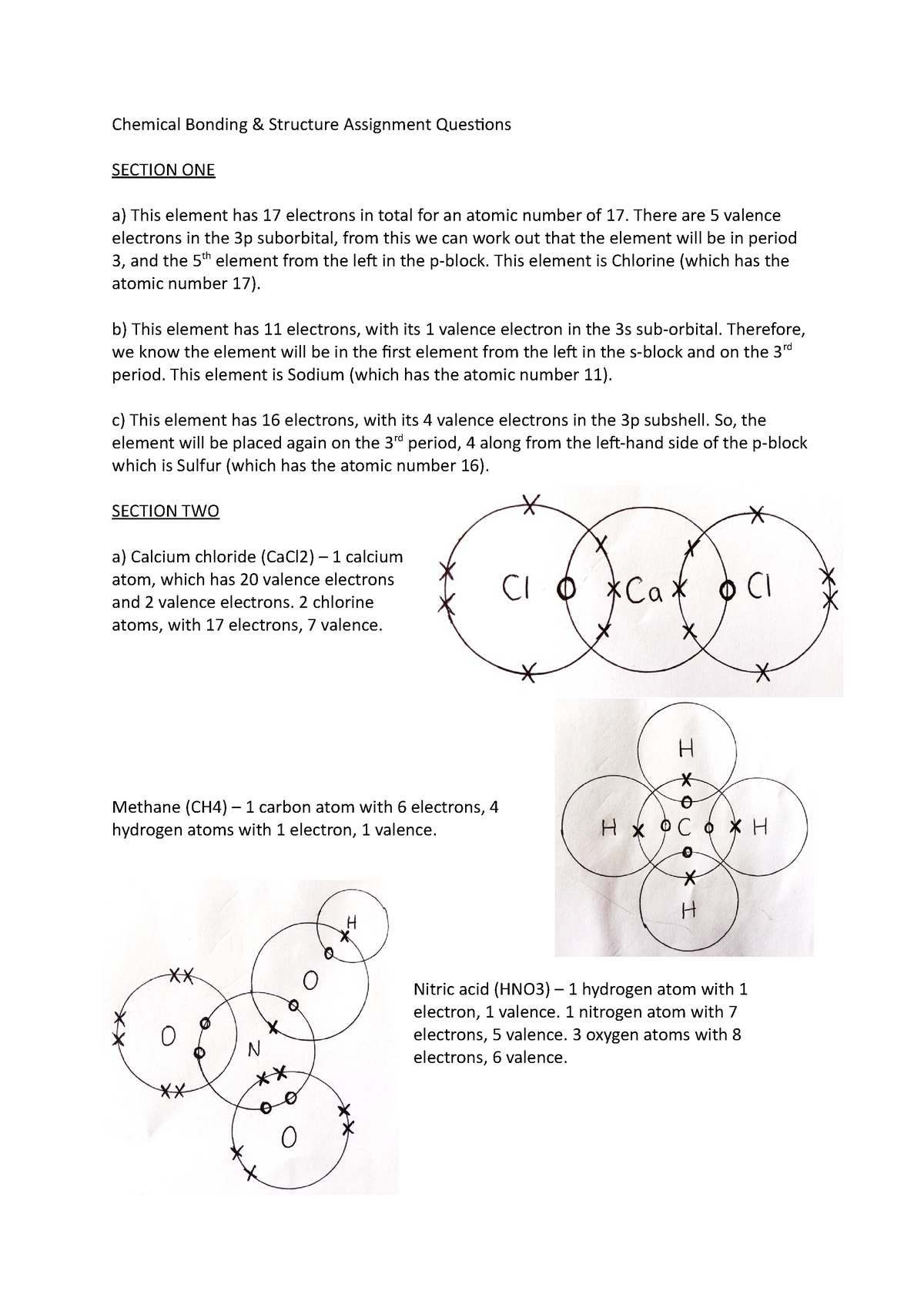 Unit 22 worksheet chemical bonding and structure - StuDocu Within Chemical Bonding Worksheet Key