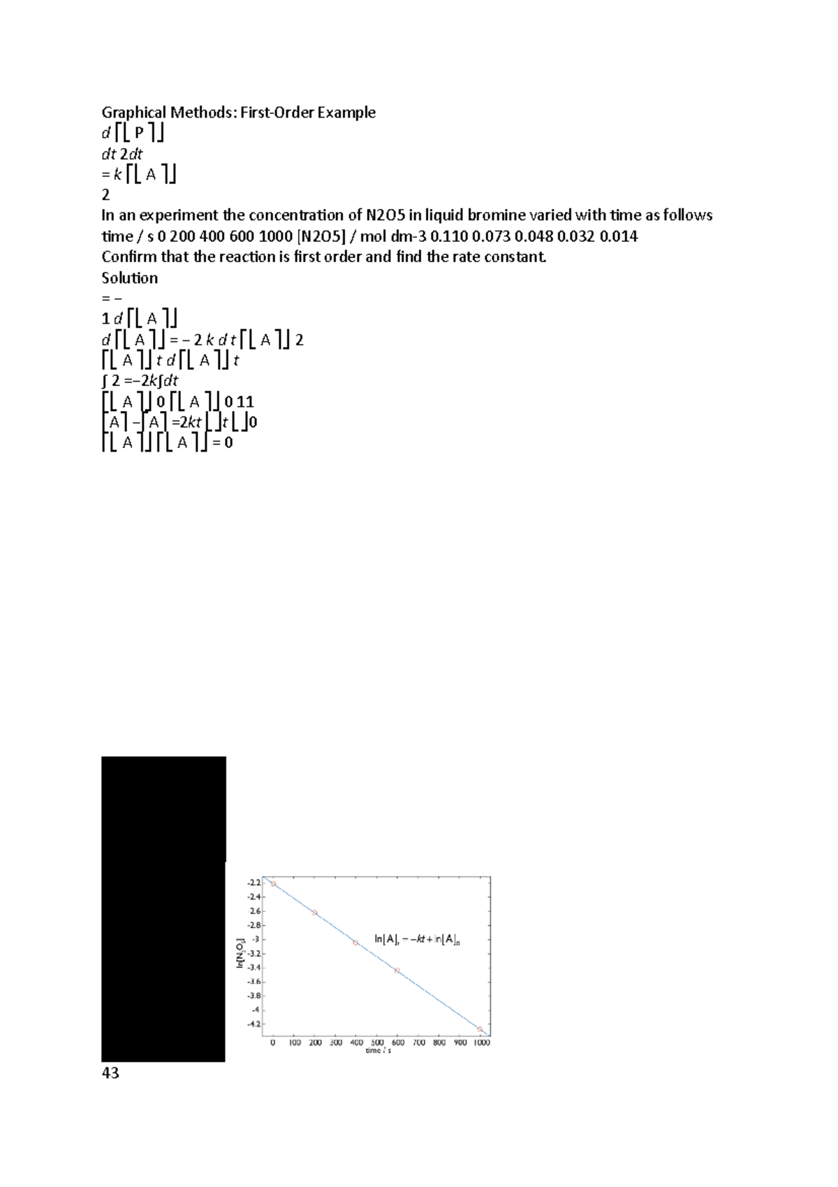 graphical-methods-confirm-that-the-reaction-is-first-order-and-find