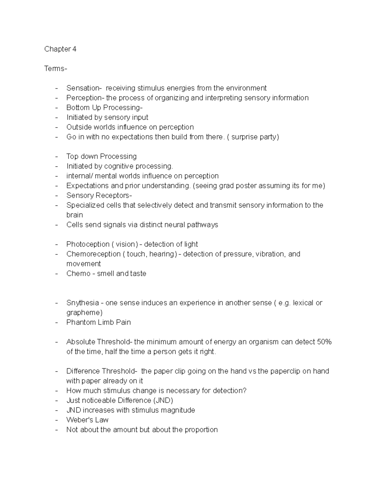 Psych 4 - These Are All The Needed Notes For The Listed Chapters. This ...