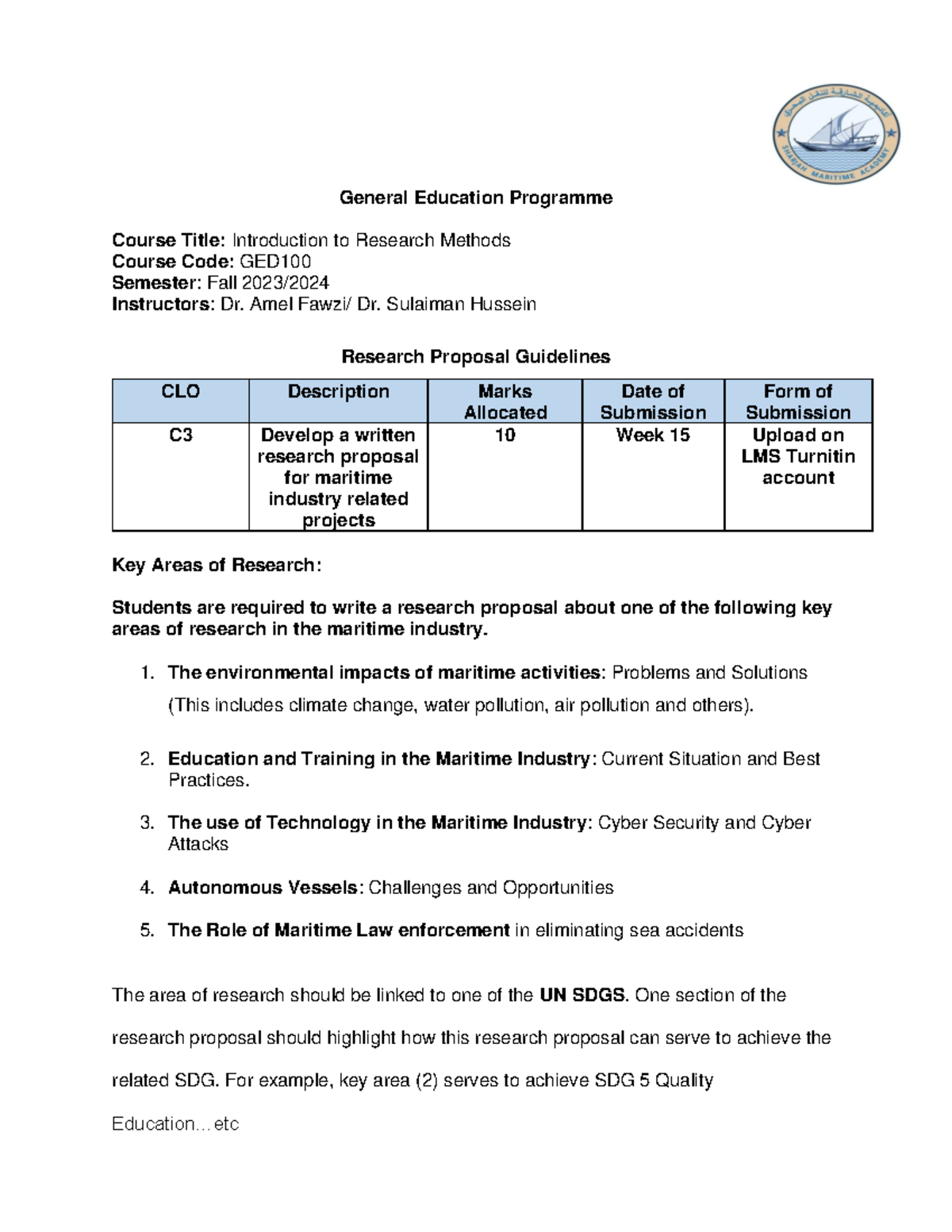Research+Proposal+2023+Guidelines - General Education Programme Course ...