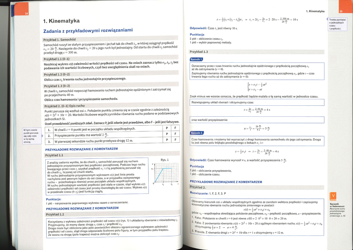 Sprawdzian Z Fizyki Klasa 7 Kinematyka 1. Kinematyka fizyka ne - 1. Kinematyka 35 34 1. Kinematyka S Trzeba