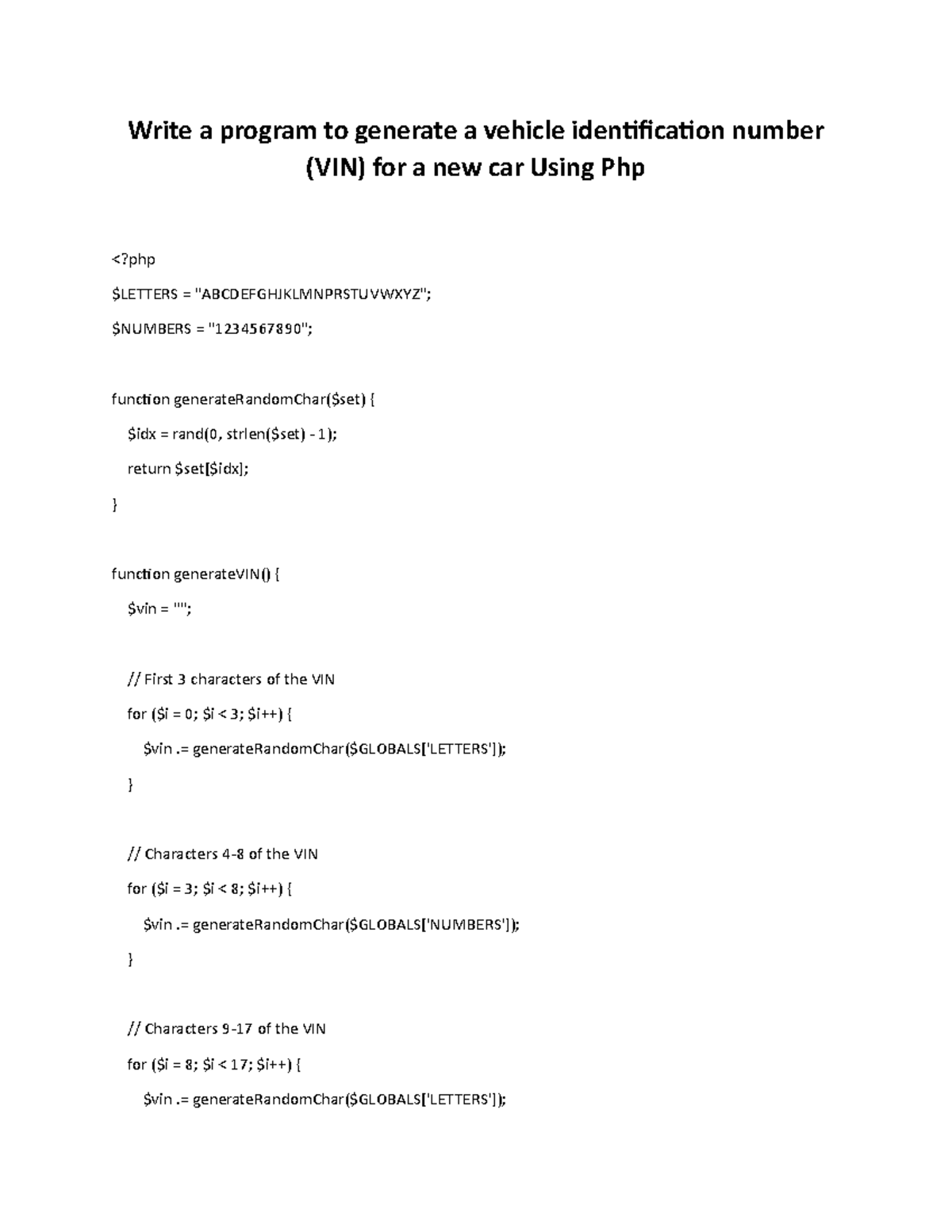 using-php-write-a-program-to-generate-a-vehicle-identification-number