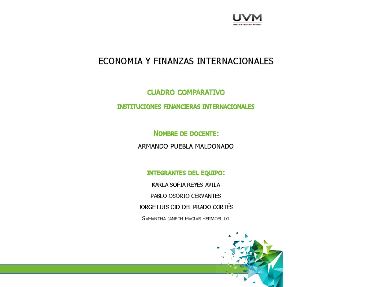 U2 Cuadro Comparativo - Gwr Kaiopd Iehhfkkdnv - ECONOMIA Y FINANZAS ...