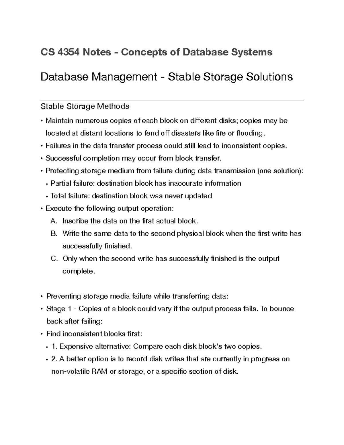 stable-storage