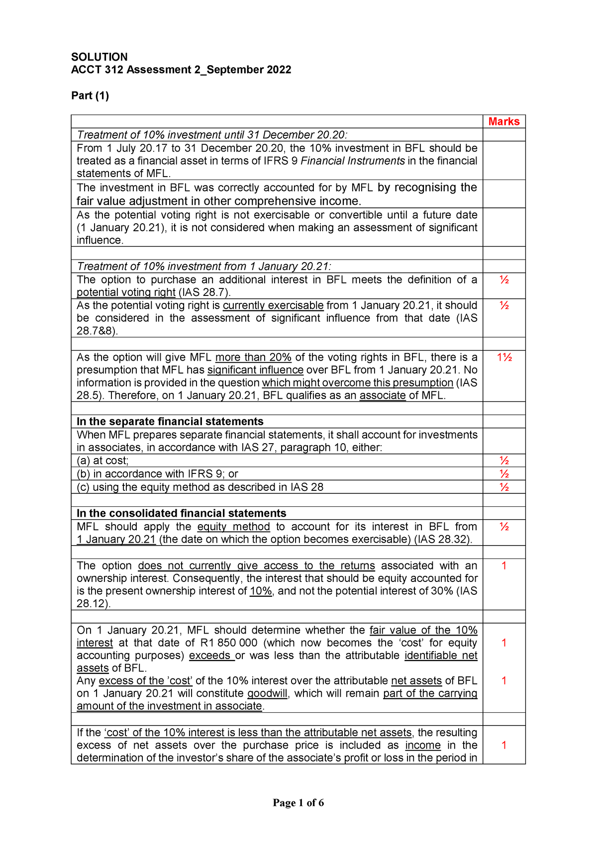 ACCT312 Assessment 2 Solution - ACCT 312 Assessment 2_September 2022 ...