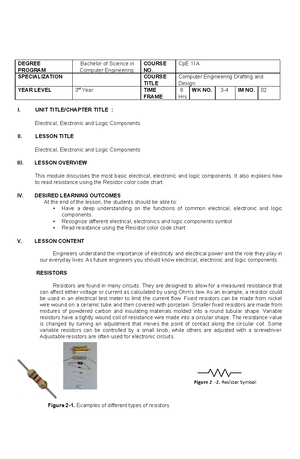 Module CEDD 4 - COMPUTER DRAFTING NOTES - DEGREE PROGRAM Bachelor of ...