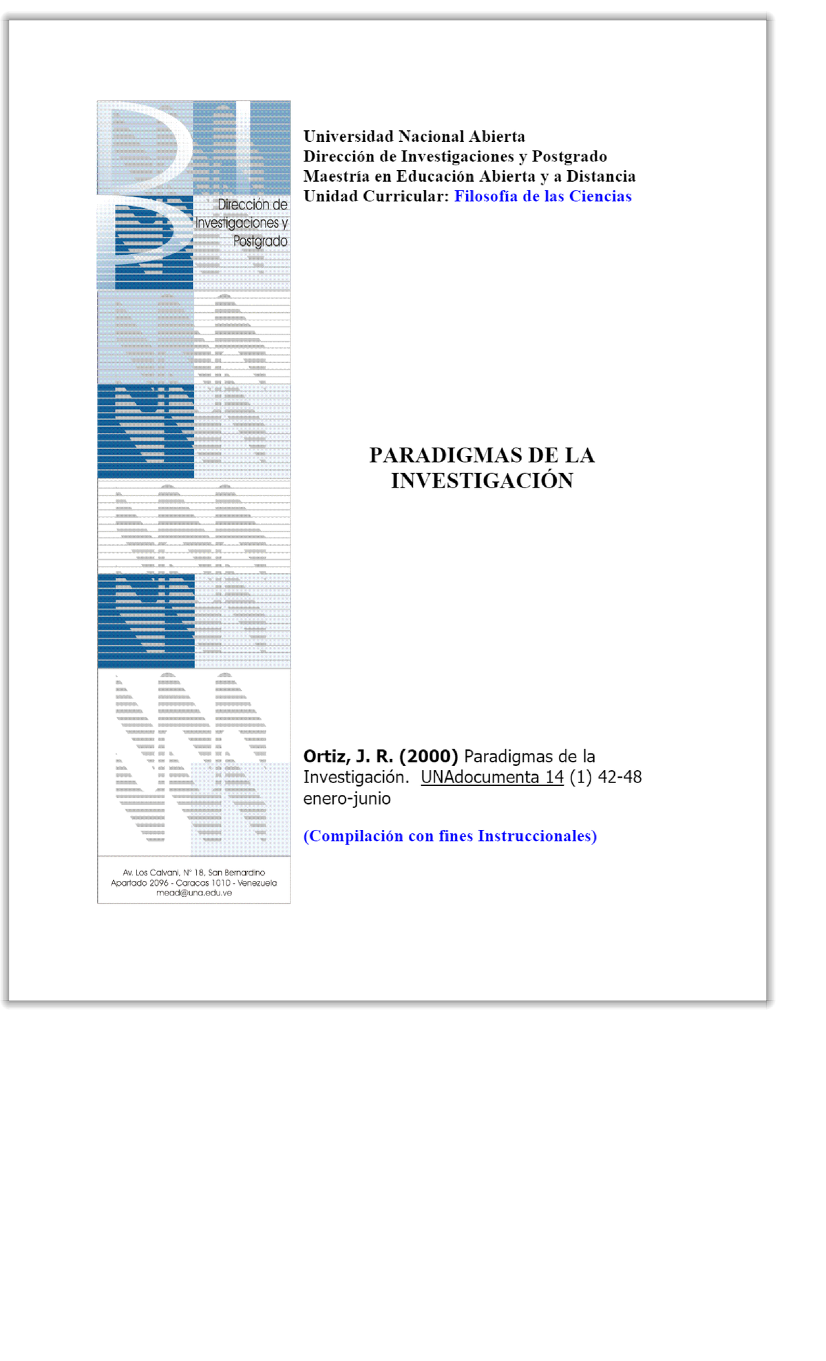 Paradigmas DE LA Investigación - PDF Free Download - Metodología De La ...