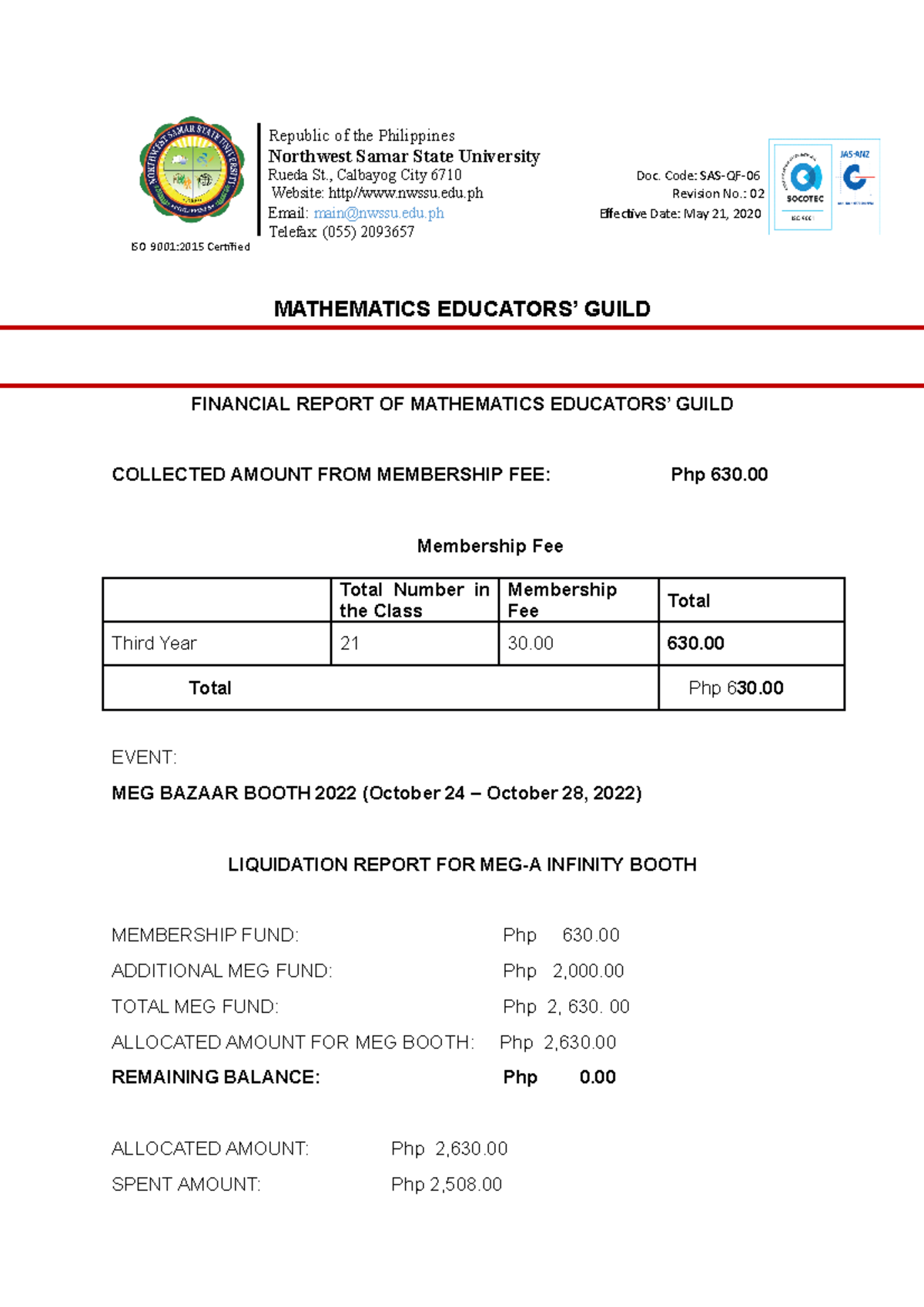 Financial-Report-Final - ISO 9001:2015 Certified Republic of the ...