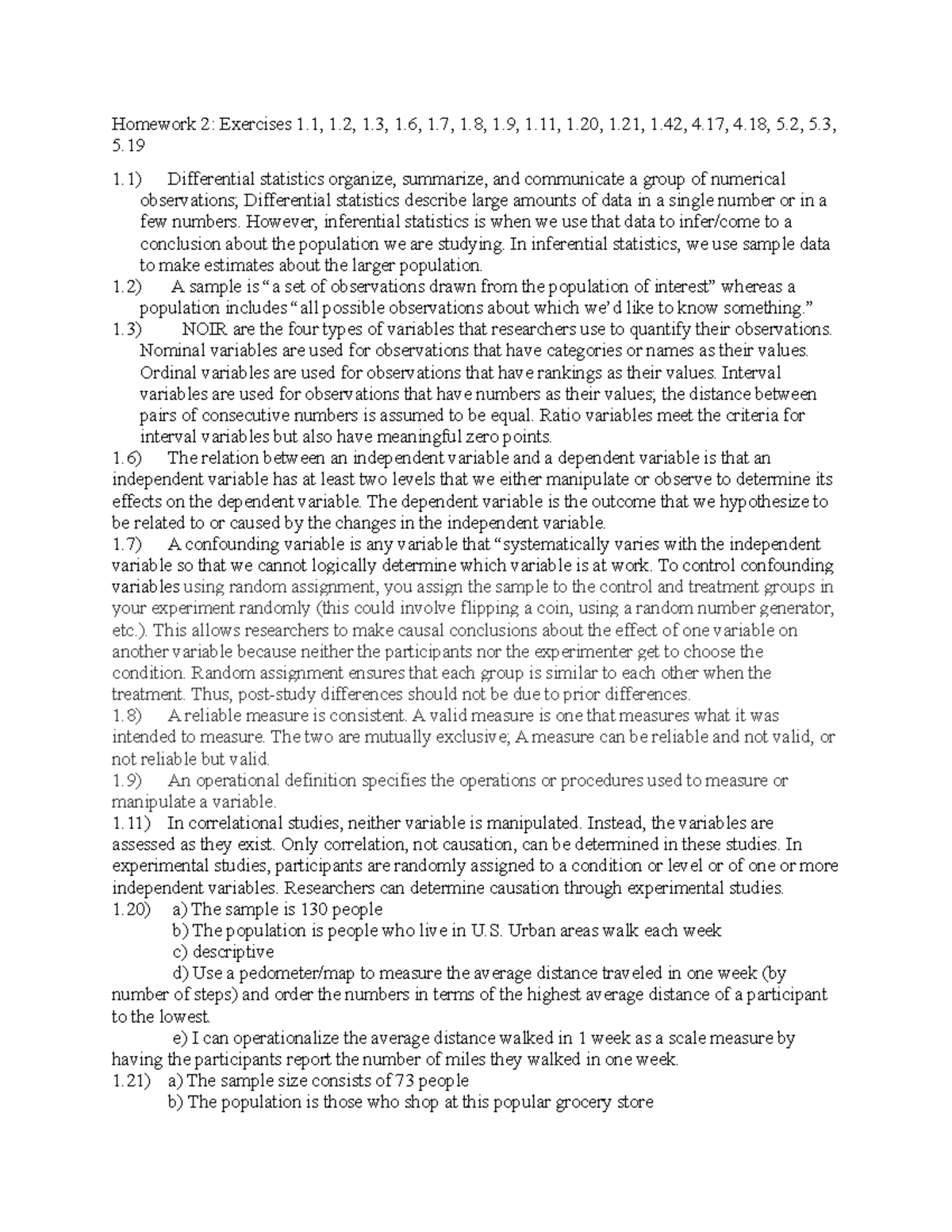 case study 2 homework exercises 1 4