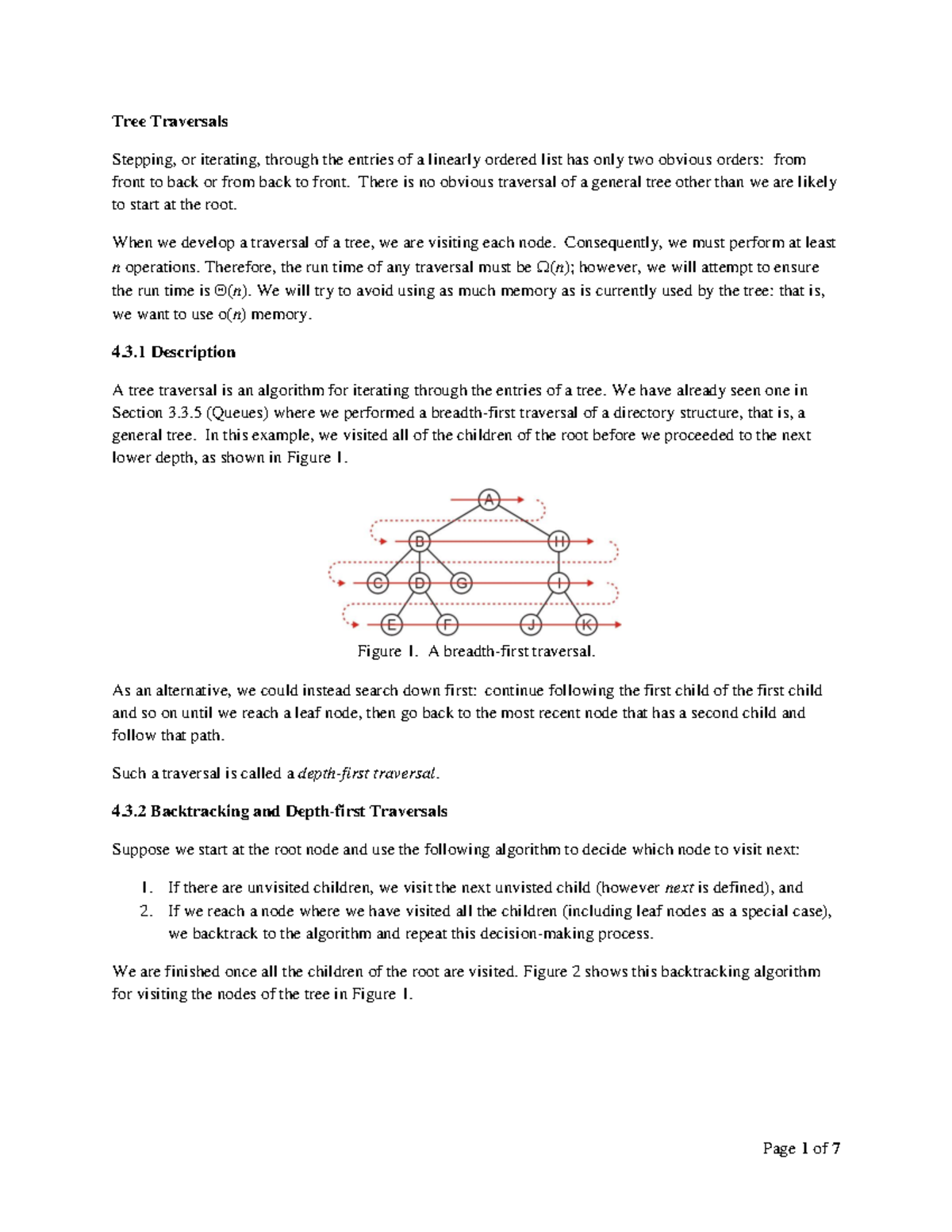 Tree Traversals - Tree Traversals Stepping, or iterating, through the ...