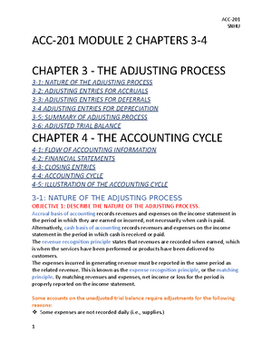 ACC-201 Module 3 Chapters 5-6 - SNHU ACC-201 MODULE 3 CHAPTERS 5 ...