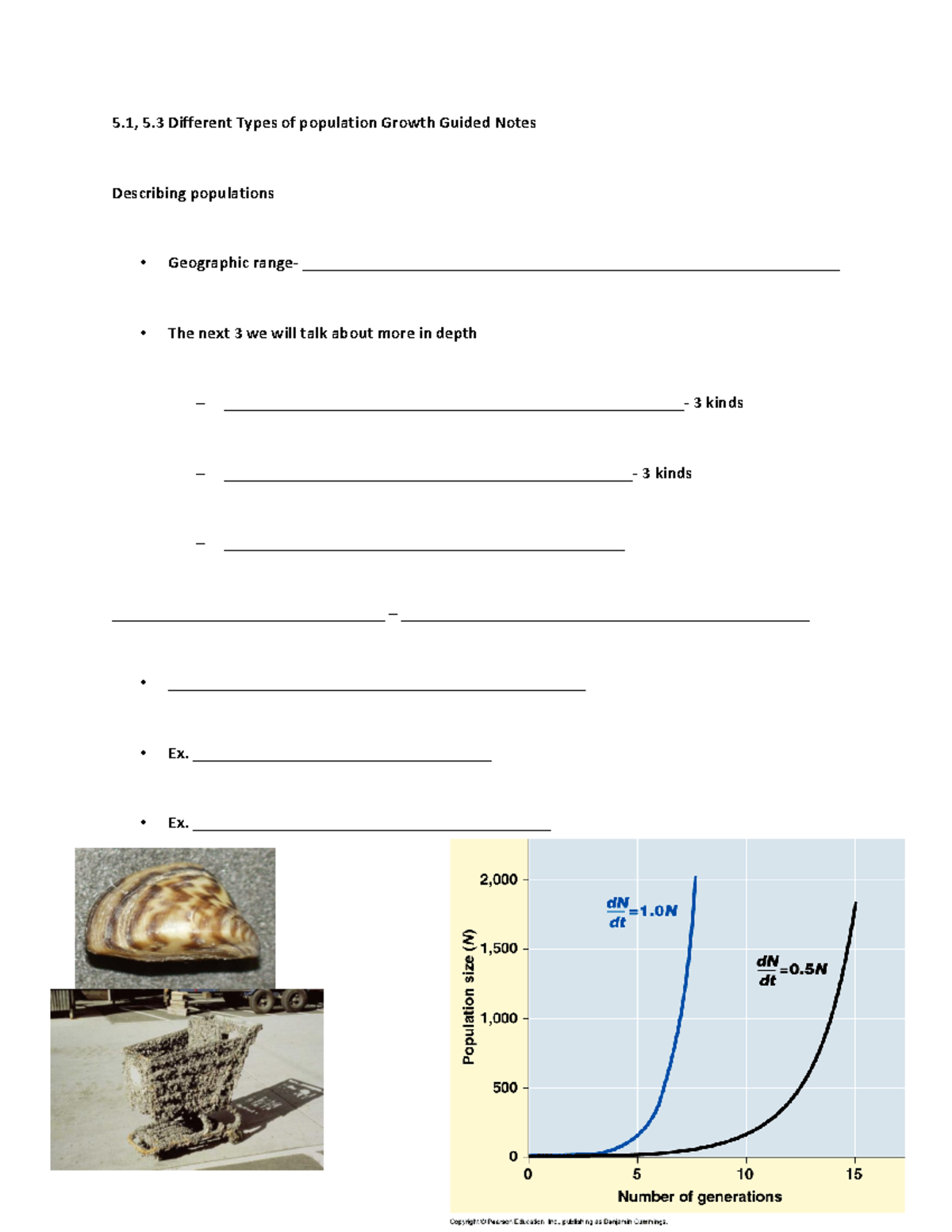5.1 5.3 Different Types of population Growth Guided Notes - 5, 5 ...