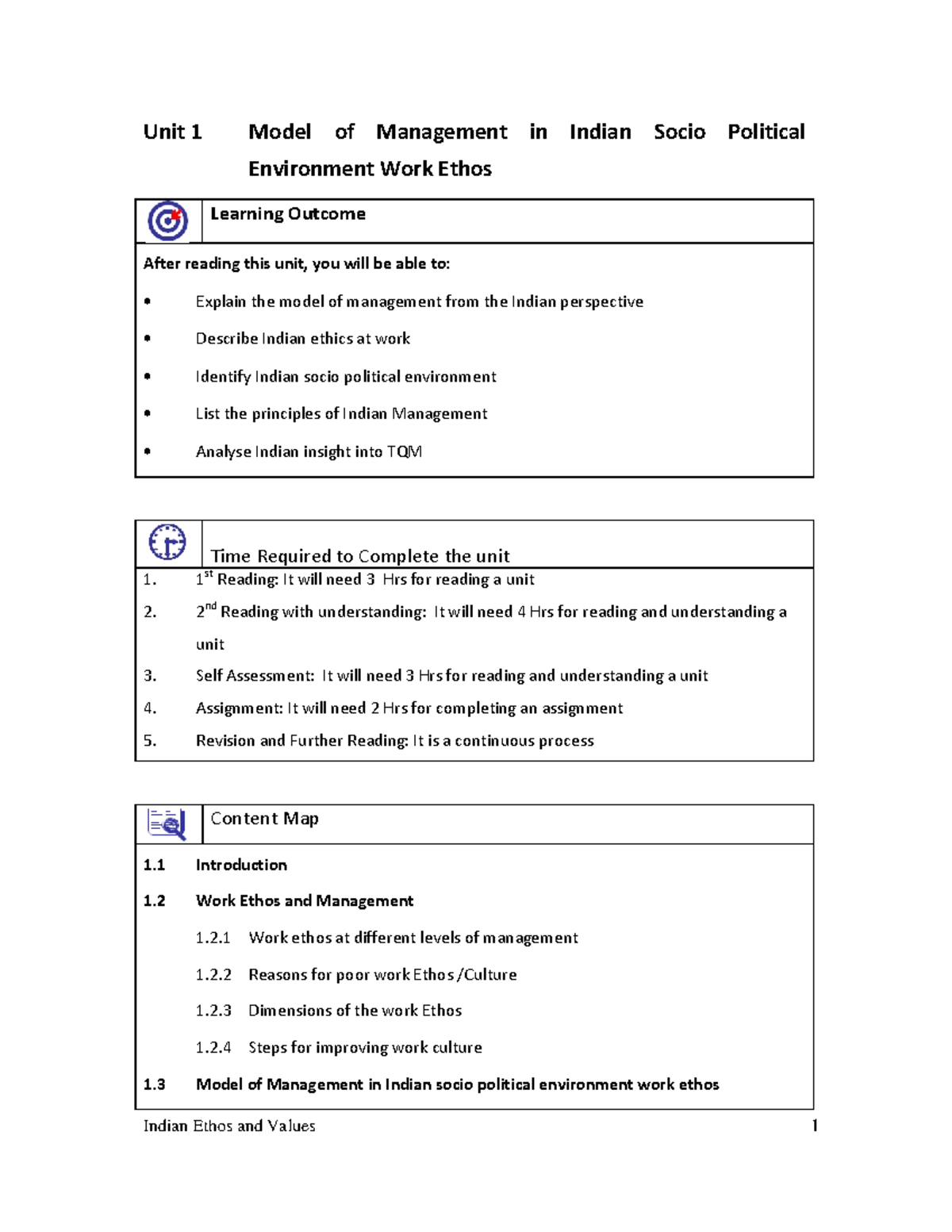 Pdfcoffee Unit 1 Model of Management in Indian Socio Political