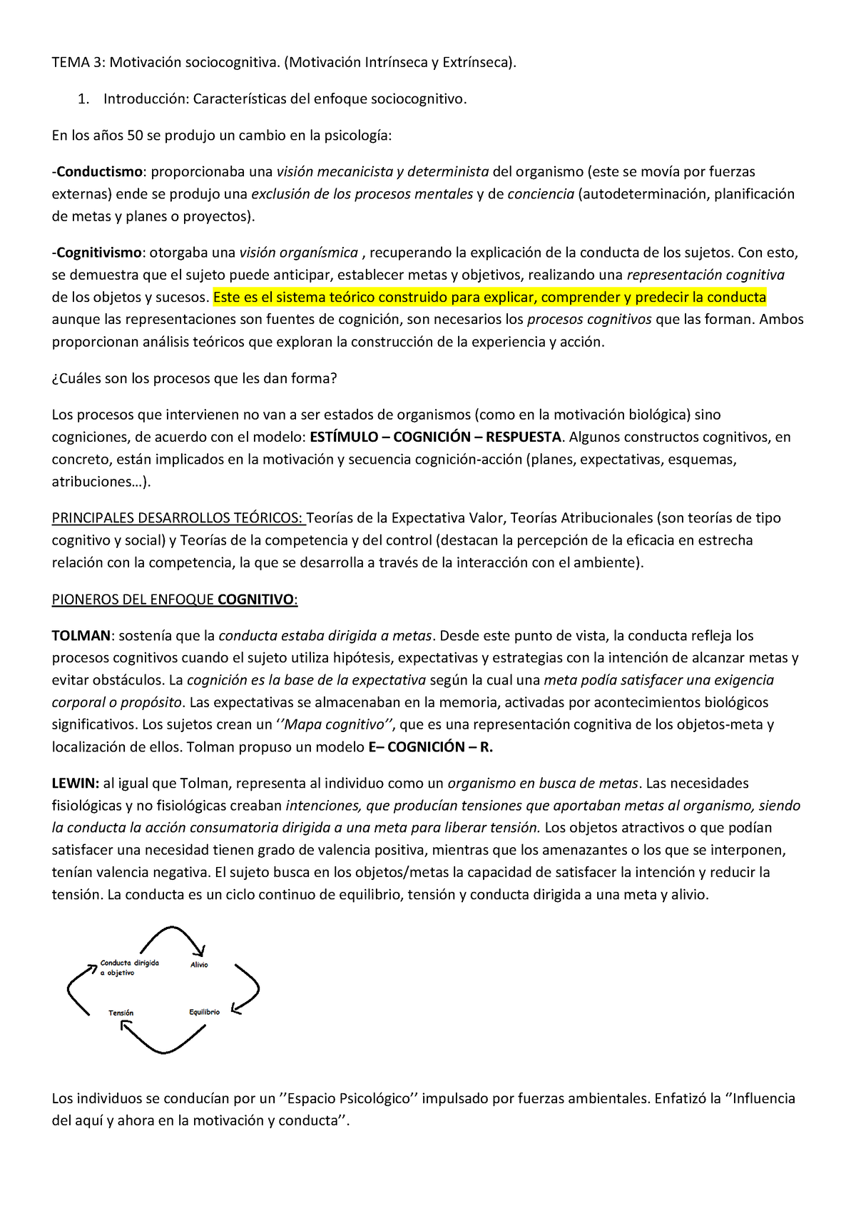 Tema 3: Motivación Sociocognitiva - (Motivación Intrínseca Y Extrínseca ...