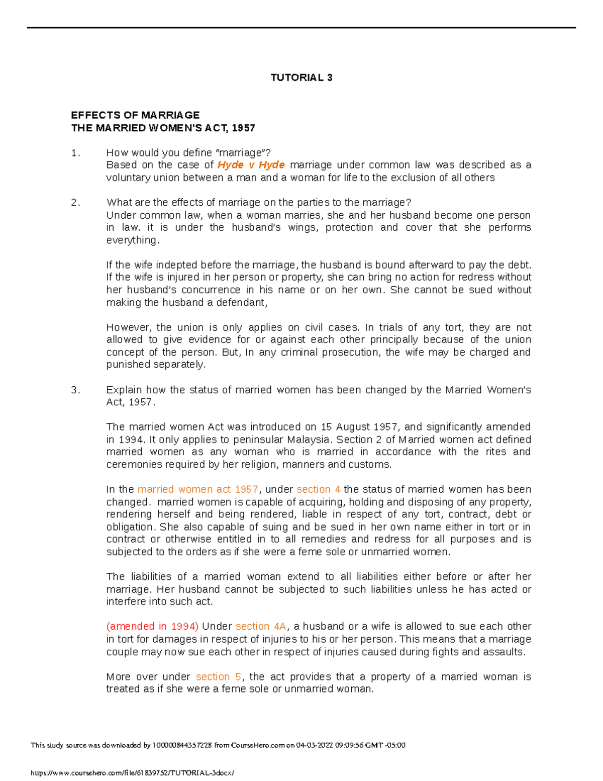 Tutorial 3 Lawnotes Bta - Law Notes - Studocu