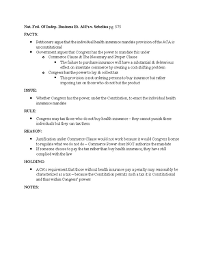 Erisa - Case Briefs. - Rush Prudential V. Moran 427 FACTS: Rush ...