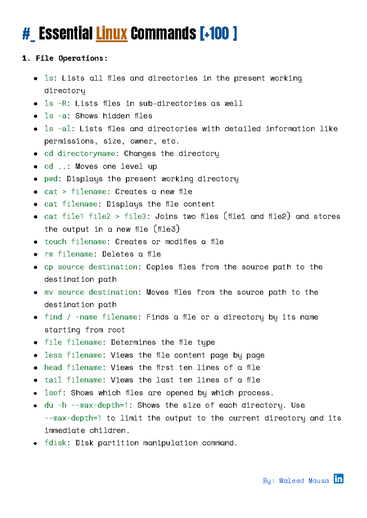 Essential Linux Commands 1704818382 - #_ Essential Linux Commands [+100 ...