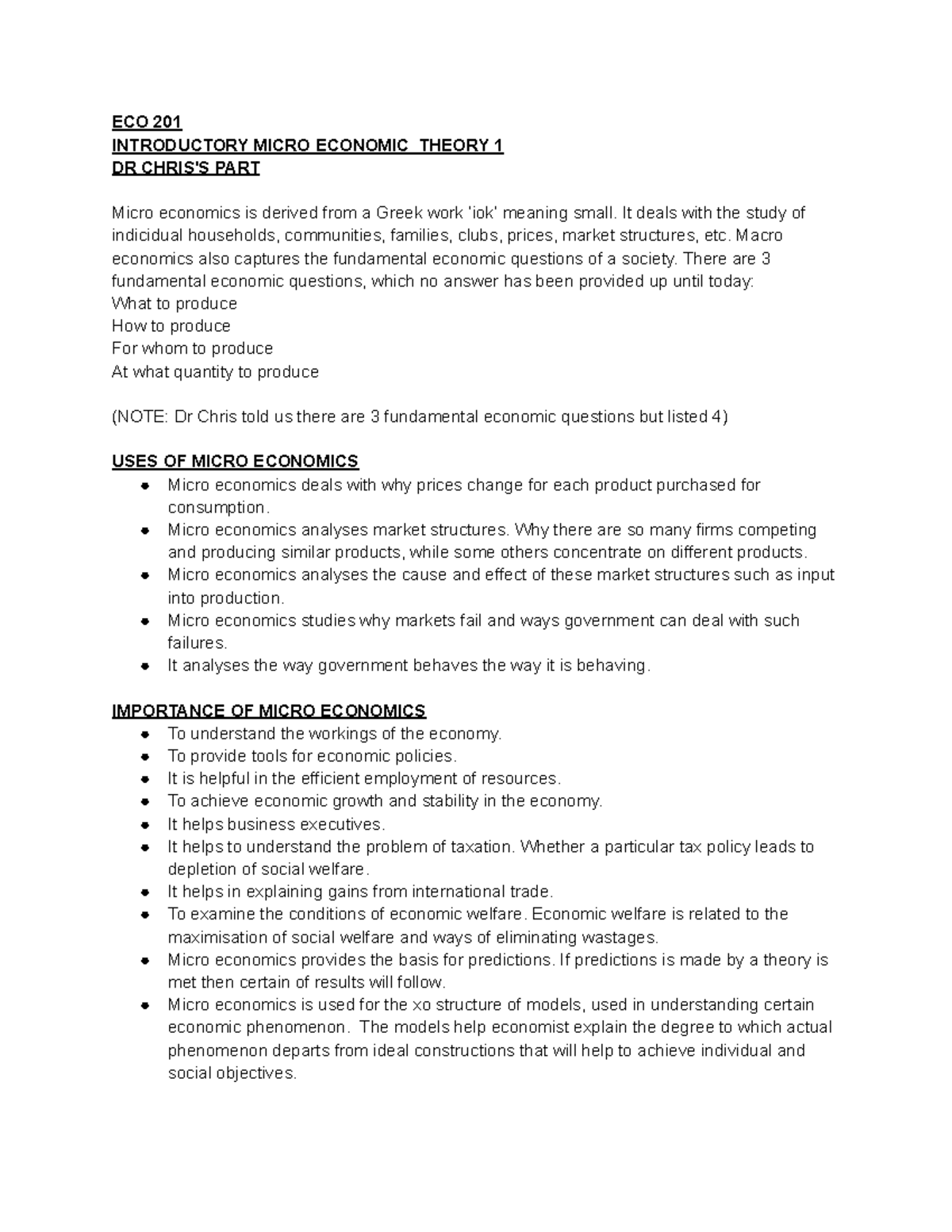 WHAT IS ECONOMICS 201 visual data 2
