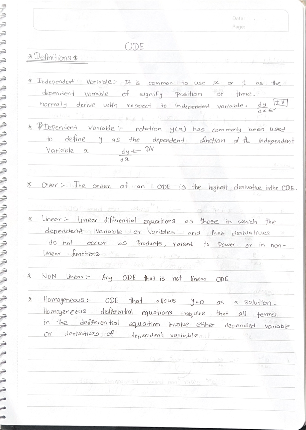 Ordinary Differential Equations Eng1005 Studocu Ordinary Differential Equations Eng1005 Studocu