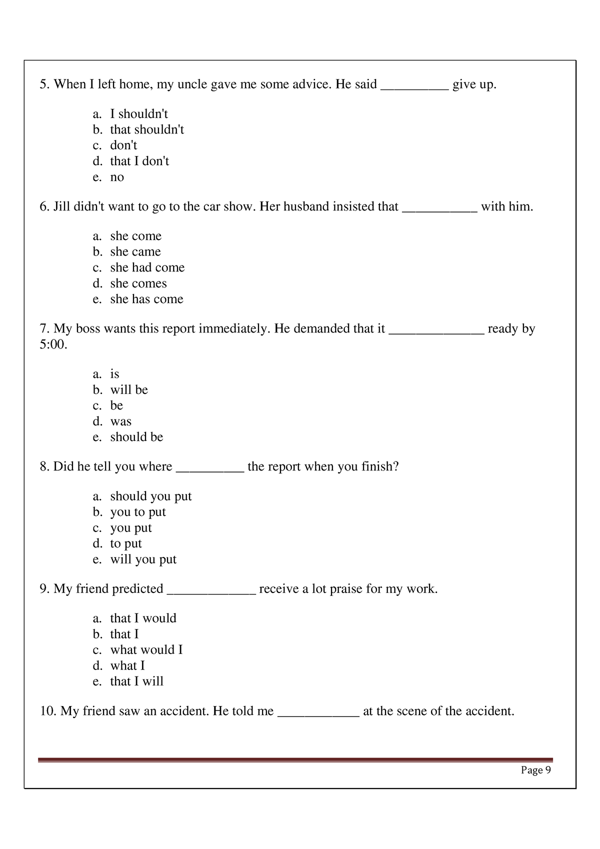 Grammar 3 Adjective AND NOUN Clauses RULE (1) (1)-2 - When I Left Home ...