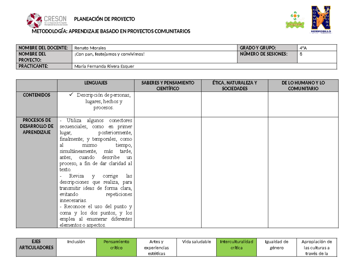 Final Aprendizaje Basado EN Proyectos Comunitarios ( Lenguajes ...