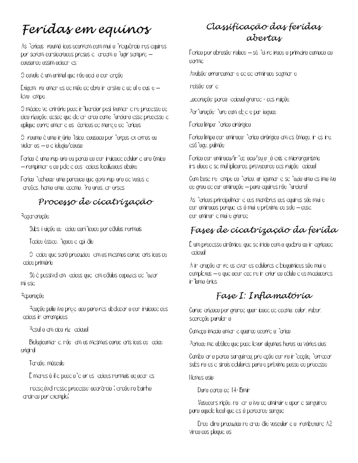edema de calor quanto tempo dura