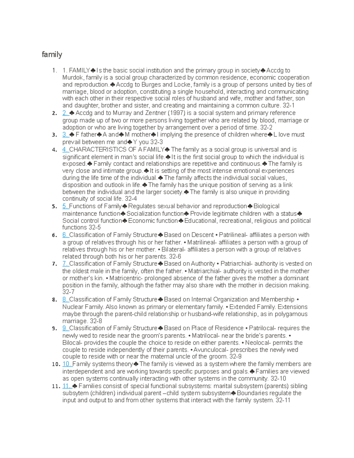 Family handnotes in NCM 104 Community Health Nursing - family FAMILY Is ...