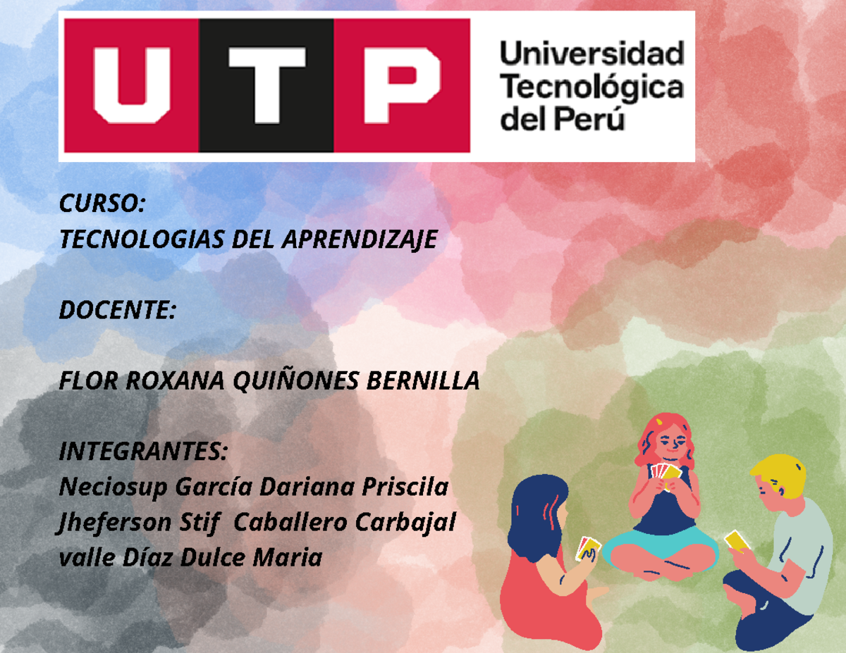 Salud mental - tarea - CURSO: TECNOLOGIAS DEL APRENDIZAJE DOCENTE: FLOR ...