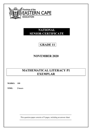 mathematical literacy grade 12 assignment august 2021 memorandum