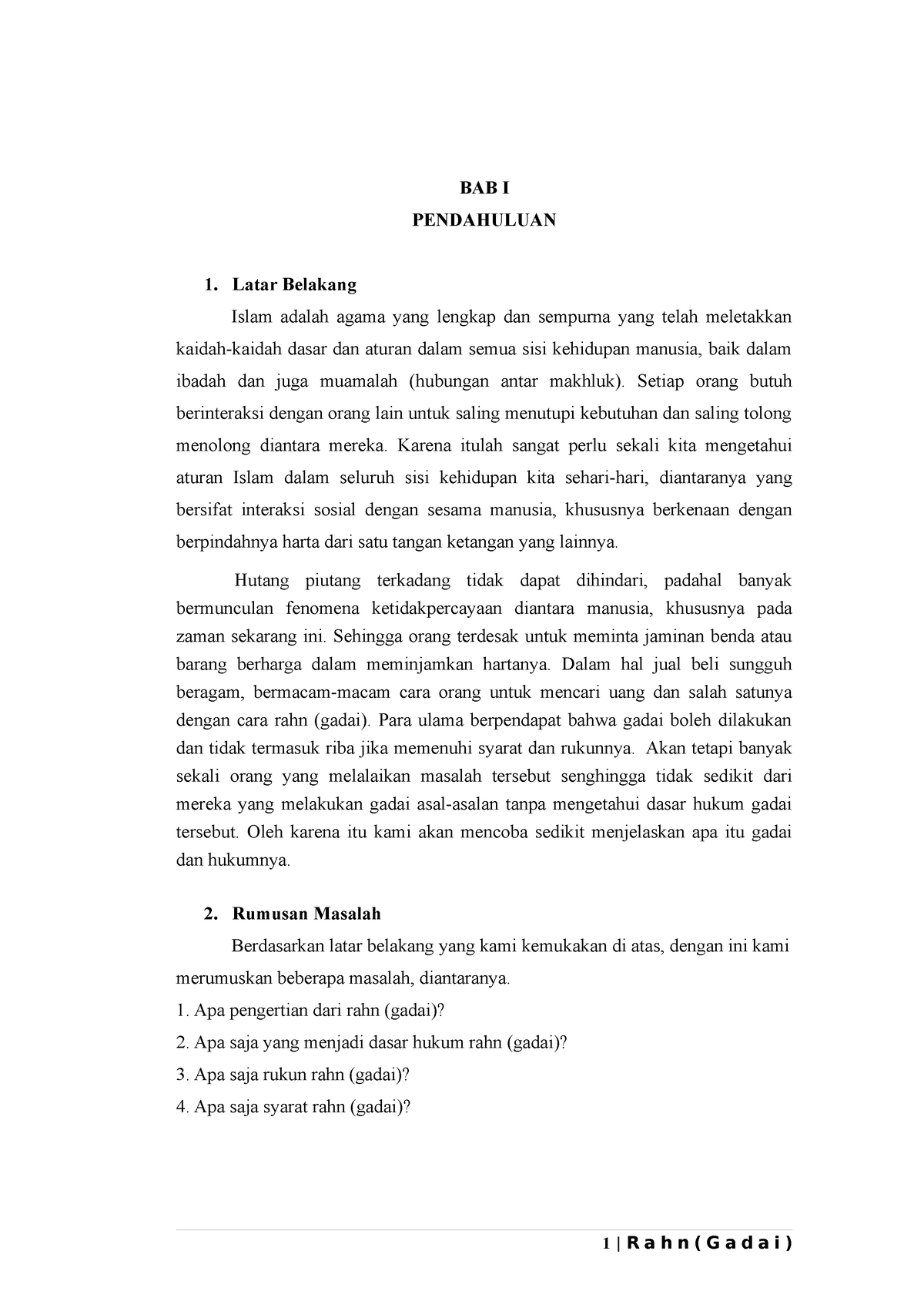 Makalah Tafsir Ayat Tentang Rahn Gadai Pdf Porn Sex Picture 9217