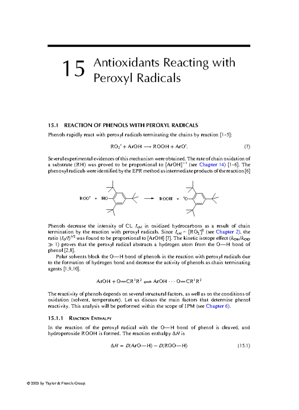 Oxidation And Antioxidants In Organic Chemistry And Biology ( PDFDrive ...