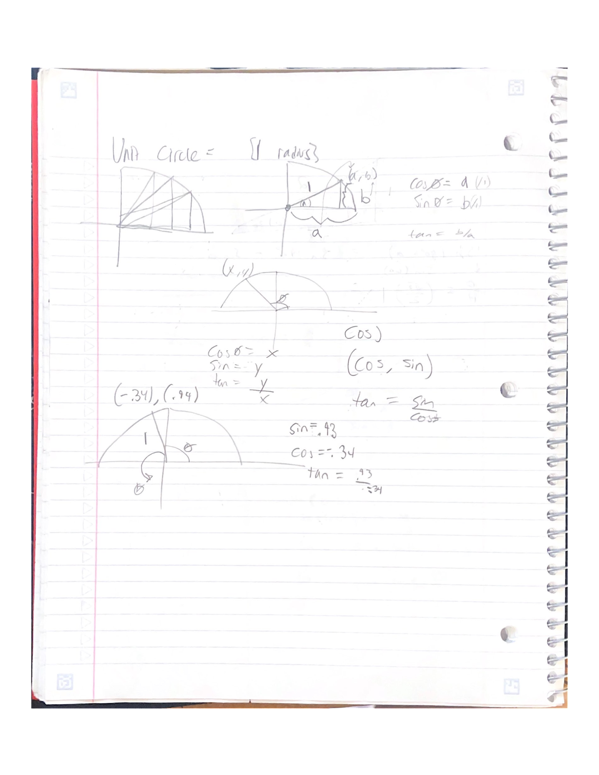 unit-circle-review-math-130-studocu