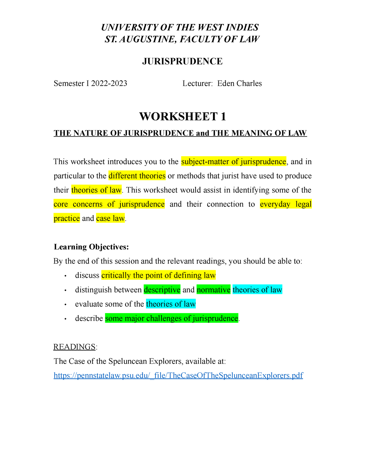 assignment topics on jurisprudence