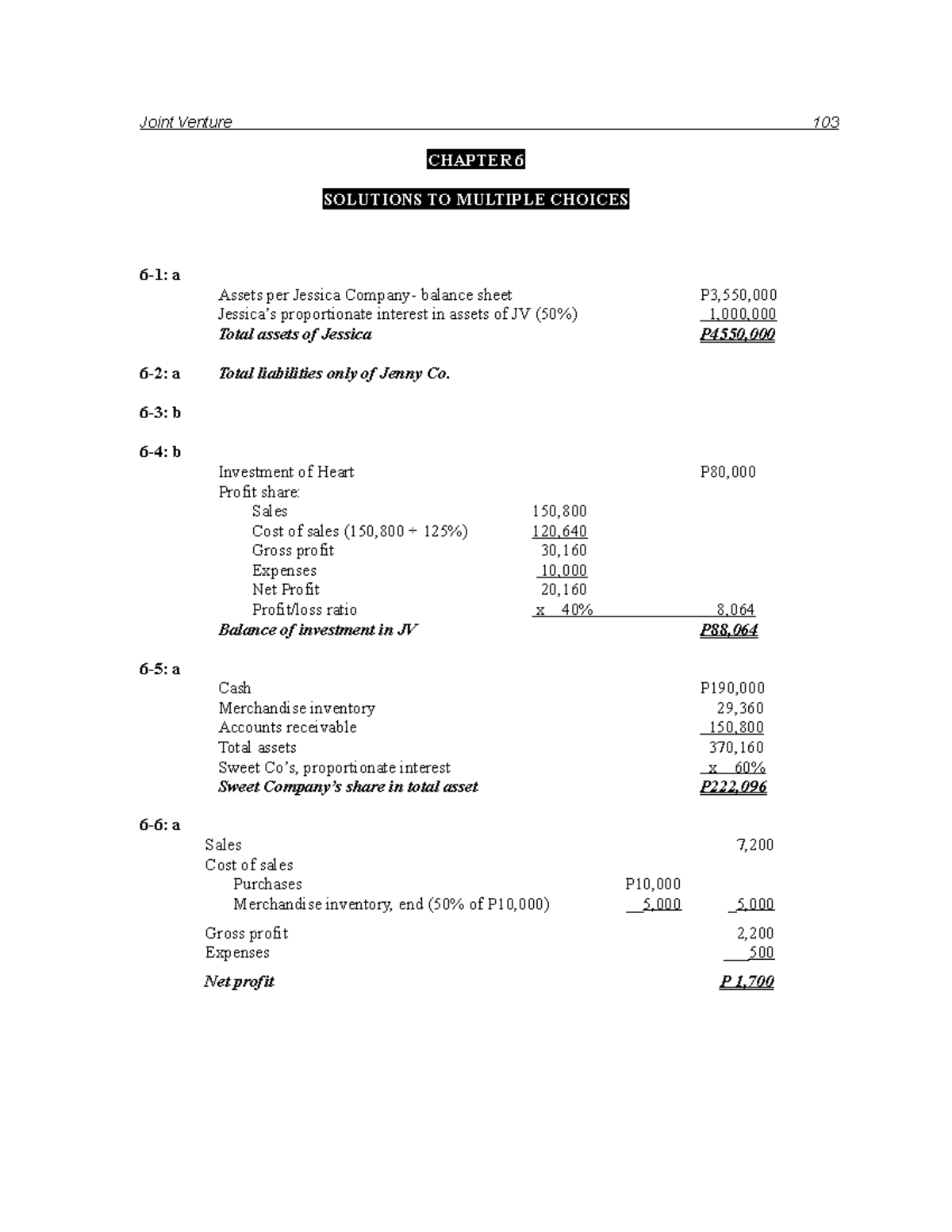 Solution Manual Advanced Accounting By Guerrero & Peralta Chapter-6 ...