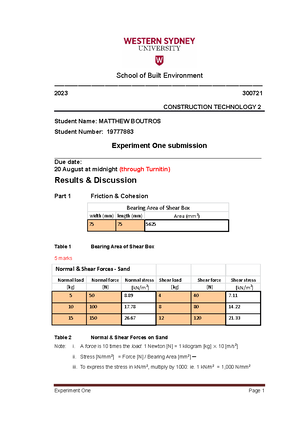 Experiment 3 final - assignment - MATTHEW BOUTROS 19777883 EXPERIMENT 3 ...