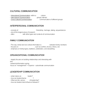Intro TO COMM EXAM 3 Notes - Stage 4: Performing Group members fully ...