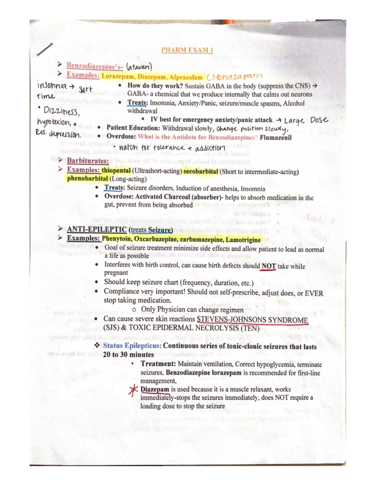 Pharm EXAM 1 - Study guide - NUR 2407 - Studocu