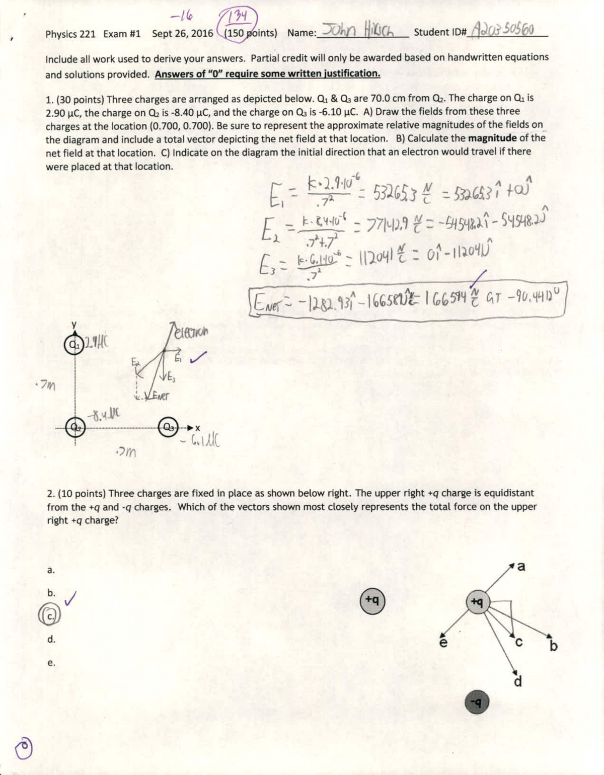 Physics Exam 1 - PHYS 212 - Studocu