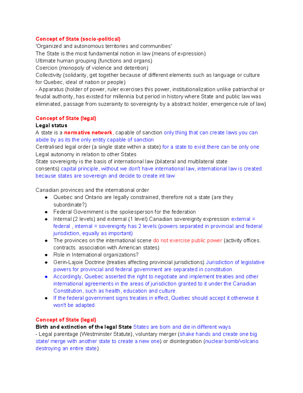 2501- Third Lecture - Concept of State (socio-political) 'Organized and ...