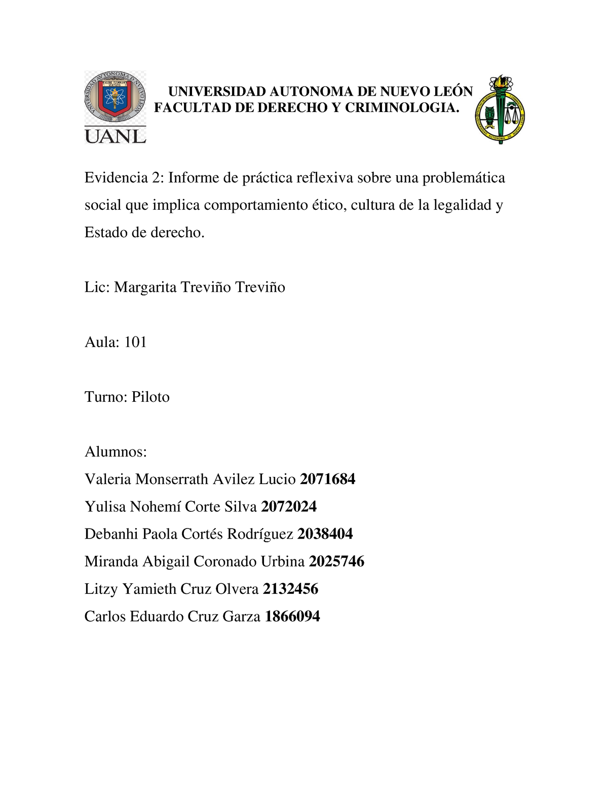 Etica Ev2 Apuntes Universidad Autonoma De Nuevo LeÓn Facultad De Derecho Y Criminologia 5953